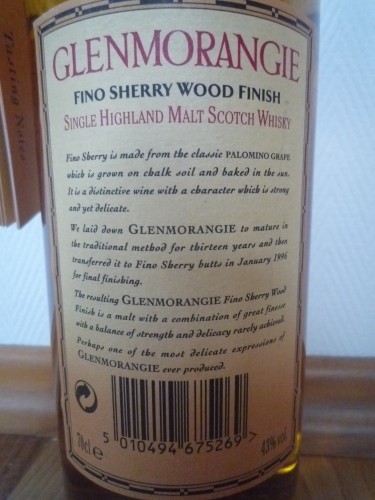 Bild Nr. 365 zu Thread Glenmorangie-fino-sherry-finish